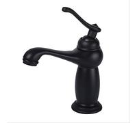 NBYGSC Gold Bathroom Sink Single Handle Brass Tap with Diamond Water Mixer Hot & Cold Chrome Basin Faucet Elegant C Black for Bathrooms
