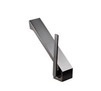 NBYGSC Grey Hot Cold Bathroom Basin Faucet, Waterfall Style Washbasin Tap, Metal Vanity Mixer Accessories (Color: Nero, Size: 1) for Kitchens