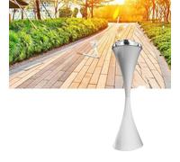 NBYGSC H 58CM Standing Ashtray Outdoor For Patio Commercial Metal Smokers Cigar Ash Tray Container with Lid Large & Tall Outside(White)