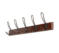 NBYGSC Hanger Mount Wooden Corridor Porch Clothes Bedroom Living Room Hanging Row Hook Wall Mounted Coat Rack