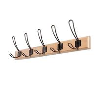 NBYGSC Hanger Mount Wooden Corridor Porch Clothes Bedroom Living Room Hanging Row Hook Wall Mounted Coat Rack