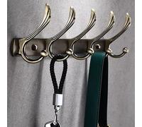 NBYGSC Hanger Vintage Rack Wall Mounted, A Row of Towel Clothes Wardrobe Hooks Behind The Long Door Coat Hook Rail