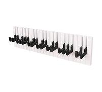 NBYGSC Hangers Hooks Wooden Racks Piano Keys Mounted Hook Hanger Wall Decoration Hat Storage Shelf Coat Rack