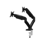 NBYGSC Height Adjustable Dual Monitor Stand Gas Spring Balanced Multi-Monitor Stand