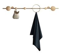 NBYGSC Hook Metal Wall Mounted Rack Coat Hat Hanger 6 Hooks Rail for Entryway Bathroom Bedroom Closet Room Kitchen Clothing Storage