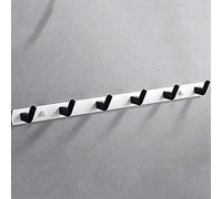 NBYGSC Hook Mounted Aluminum Entryway Hat Hanger for Hallway Bathroom Living Room Bedroom Wall Coat Rack