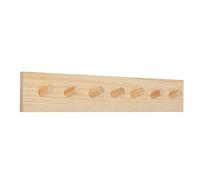 NBYGSC Hook Wall Mounted Coat Hat Rack Wood Entryway Hanger 7 Hooks Bedroom Bathroom Robe Racks Clothing Storage