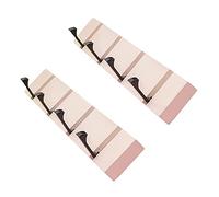 NBYGSC Hooks,Wall Hangers,MultipurposeHooksCoat Wall Mounted Coat Hooks Rack Swivel Key Holder Storage Hanger Hat Pack Jacket Towel in Hallway Entryway for Girl Boy 40cm 2 Packs, Gray