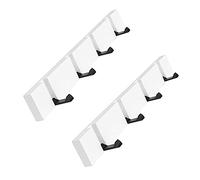 NBYGSC Hooks,Wall Hangers,MultipurposeHooksCoat Wall Mounted Coat Hooks Rack Swivel Key Holder Storage Hanger Hat Pack Jacket Towel in Hallway Entryway for Girl Boy 40cm 2 Packs, Gray