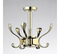 NBYGSC Hooks,Wall Hangers,MultipurposeHooksModern Swivel Coat Screw in Key Holder Organizer Rack with 5 Hooks Heavy Duty Metal Water Proof Under Cupboard Closet Hanging Kitchen Utensils Purse Bag