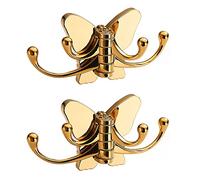 NBYGSC Hooks,Wall Hangers,MultipurposeHooksWall Animal That Swivel Metal Coat Hooks Set of 2 Heavy Duty Screw in Folding Wall Hanger Key Holder Organizer Rack for Entry Bathroom Kitchen Ha