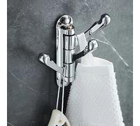 NBYGSC Hooks,Wall Hangers,MultipurposeHooksWall Hanger Folding Bathroom Coat Hooks Swivel Heavy Duty Screw in Small Metal Water Proof Hanging Kitchen Towel Hat Bag Key Holder Organizer Rack for C