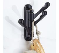 NBYGSC Hooks,Wall Hangers,MultipurposeHooksWall Hanger Folding Bathroom Coat Hooks Swivel Heavy Duty Screw in Small Metal Water Proof Hanging Kitchen Towel Hat Bag Key Holder Organizer Rack for C