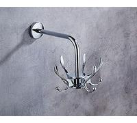 NBYGSC Hooks,Wall Hangers,MultipurposeHooksWall Swivel Heavy Duty Screw In Coat Hooks Metal Water Proof Hanging Towel Hat Pack Bag Key Holder Organizer Rack Wall Mounted For Entry Bathroom Kitche