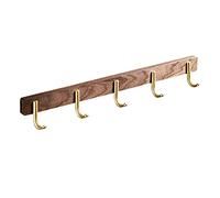 NBYGSC Hooks Wall Mounted,Entryway Coat Wood Hat Hanger Rack Aluminum Hook for Robe and Clothes