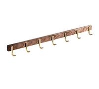 NBYGSC Hooks Wall Mounted,Entryway Coat Wood Hat Hanger Rack Aluminum Hook for Robe and Clothes
