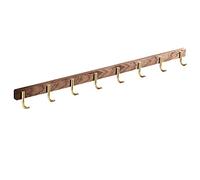NBYGSC Hooks Wall Mounted,Entryway Coat Wood Hat Hanger Rack Aluminum Hook for Robe and Clothes