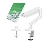 NBYGSC Hovering Telescopic Arm Stand 13-32 Inch Support Base Dual Screen Gas Spring Monitor Stand(Single Arm White)
