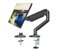 NBYGSC Hovering Telescopic Arm Stand 13-32 Inch Support Base Dual Screen Gas Spring Monitor Stand(Single Arm Black)