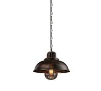 NBYGSC Industrial Style Metal Kitchen Island, Farmhouse American Iron Lamp Dining Room, Retro Vintage Lighting, Rustic Pendant Light Fixture for Garage(Black)