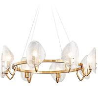 NBYGSC Industry Sputnik Chandelier,Crystal Chandelier Light,Ceiling Light Fixture Bedroom Dining Room,Industrial Pendant Lighting Kitchen Island,8 Lights