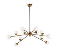 NBYGSC Industry Sputnik Chandelier,Crystal Chandeliers Light in Bedroom Restaurant Creative Shape,a,18 Head