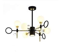 NBYGSC Industry Sputnik Chandelier,Crystal Chandeliers Light in Bedroom Restaurant Creative Study Room,a,8 Head