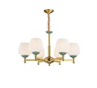 NBYGSC Industry Sputnik Chandelier,During Lights During Lamp Rural Copper Bedroom Livingroom Restaurant Study,a,8 Head