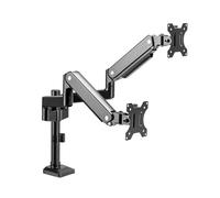 NBYGSC Monitor Stand Arm Robotic Arm T8-2G Computer Screen Desktop holeless Base Dual Screen
