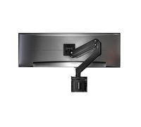 NBYGSC Monitor Stand Arm with Fish Screen Desktop Punch- Computer Elevated Stand Suitable for 17-49 Inches E600(Black)