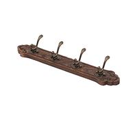 NBYGSC Mount Retro Bedroom Porch Wooden Metal Storage Row Hook Hanging Hanger Home Creative Wall Mounted Coat Rack