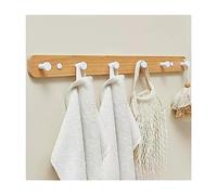 NBYGSC Mounted Coat Hanger Wall Mount with 3~6 Hooks Hanging Coats Hook Rack Peg Rail for Hats Jacket Clothes Towels