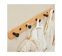 NBYGSC Mounted Coat Hanger Wall Mount with 3~6 Hooks Hanging Coats Hook Rack Peg Rail for Hats Jacket Clothes Towels