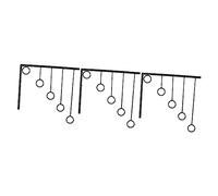NBYGSC Mounted Drying Wall Garments Shop Dress Display Clothes Rail Hanging Coat Rack Metal Hooks Hanger Wall-Mounted