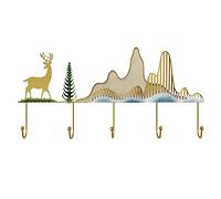 NBYGSC Mounted Hanging Coats Heavy Duty Metal Hook Rack Rail Hooks Coat Hanger Wall Mount for Purse Clothes Jacket Backpack Entryway