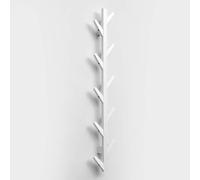 NBYGSC Mounted Rack Over The Door, Home Tree Wall Shelf Coat Hangers with Hooks, Space Saving, for Entryway Bathroom Kitchen Bedroom,White,10 Hook