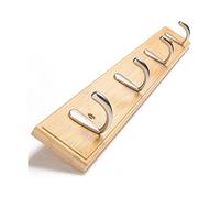 NBYGSC Mounted Rack Wall-Mounted Rack,Clothes Living Room Closet Hat Racks Hanger Wall 4 Hooks Coat Hook