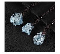 NBYGSC Natural Crystal Rough 1PC Natural Sapphire Stone Pendant with Pink Quartz Amethyst Necklace for Gift Women& Stone Mineral Specimen (Color : 9, Size : 1pc)