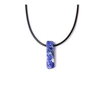 NBYGSC Natural Raw Minerals Lucky Reiki ing Crystal Quartz Stone Necklace Jewelry Pendulum Natural Tigereye Lazuli Citrin Necklace Crystal Decorations (Size : Light Yellow Color)