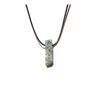 NBYGSC Natural Raw Minerals Lucky Reiki ing Crystal Quartz Stone Necklace Jewelry Pendulum Natural Tigereye Lazuli Citrin Necklace Crystal Decorations (Size : Antique Copper Plated)