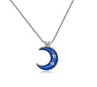 NBYGSC Necklace for Women Moon Necklace Female Clavicle Necklace Star Pendant Lamp Luxury Couple Gift Souvenir Jewelry Choker Necklace Household