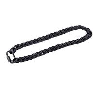 NBYGSC Necklace for Women New Acrylic Black Chain Lock Pendant Necklace for Men Women Hip Hop Long Chain Buckle Necklace Fashion Jewelry Choker Necklace Household