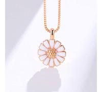 NBYGSC Necklaces for Women Girls Little Daisy Necklace Female Clavicle Chain Necklace Girl Temperament Pendant Small Fresh Choker Necklaces Household