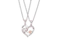 NBYGSC New 2025 2Pcs Elephant Necklace, Mom and Daughter Mother's Day Birthday Style, Decoration Jewelry Commemorative with You Accessories Trendy Creative Best For Gift