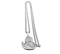 NBYGSC New 2025 Sacred Heart of Jesus Necklace Stainless Steel Silver Color Women Men Christ Amulet Chain Party Decoration Jewelry Commemorative Accessories Trendy Best For Gift