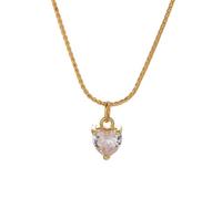 NBYGSC New 2026 Gold Plated Leaf Flower Zircon Pendant Necklace French Geometrical Clavicle Chain Jewelry Gifts Fashion Trendy Accessories Creative Gift For Women and Men