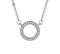 NBYGSC New 925 Sterling Silver Hearts Pendant Fashion Classic Clear Cubic Zirconia Necklace Women Luxury Decoration Jewelry Commemorative with You Accessories Trendy Creative Best For Gift