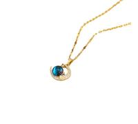 NBYGSC New Plated Dream Planet Series Pendant Necklaces For Women Female Stainless Steel Neck Chain Jewelry -T64