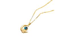 NBYGSC New Plated Dream Planet Series Pendant Necklaces For Women Female Stainless Steel Neck Chain Jewelry -T63