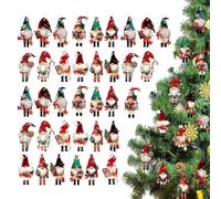 NBYGSC Nutcracker Christmas - GNOME Nutcracker, King Soldier Nutcracker Decor, Wooden Nutcracker Soldier Holiday Hanging Decorations, Traditional Wooden Nutcracker Ornament Christmas Decor for